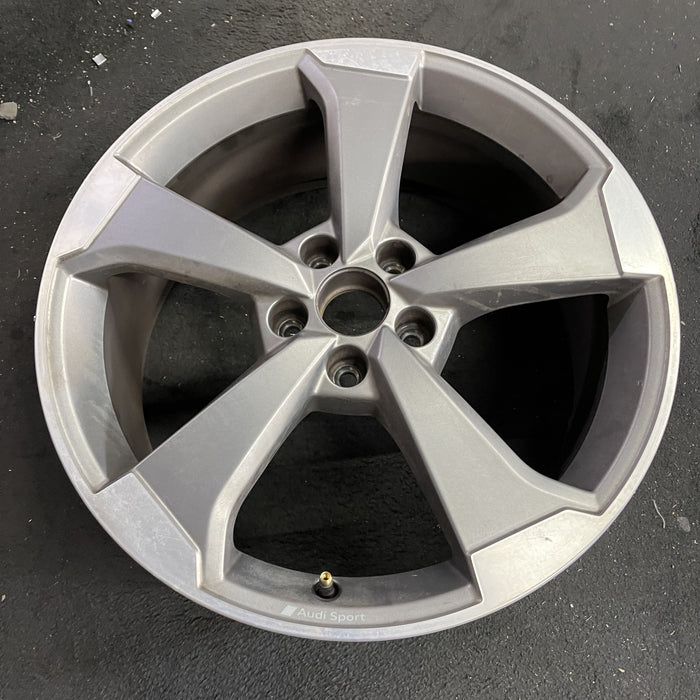 19" AUDI S3 19-20 19x8 , 5 solid spoke Original OEM Wheel Rim - View 7
