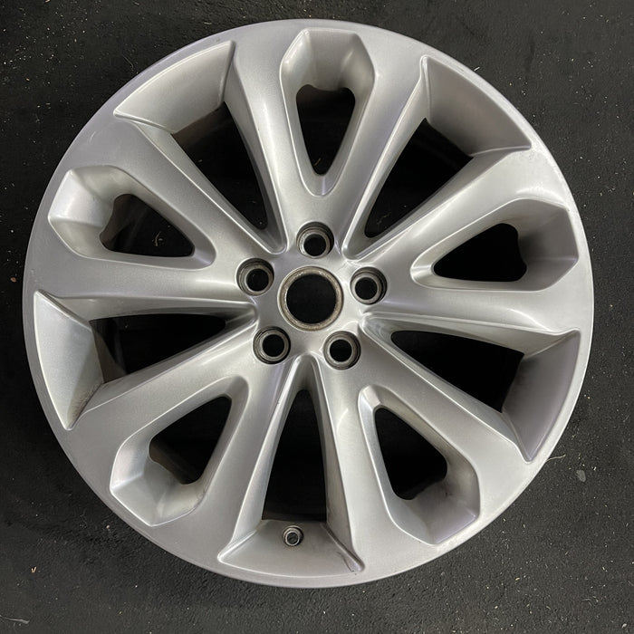 20" RANGE ROVER 13-17 , 20x8.5, , silver Original OEM Wheel Rim - Angle View