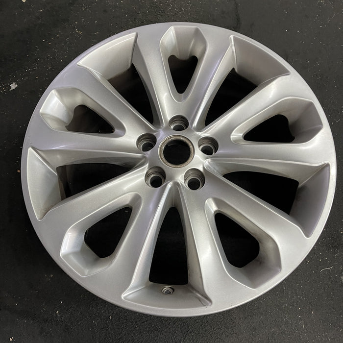 20" RANGE ROVER 13-17 , 20x8.5, , silver Original OEM Wheel Rim - Side Profile
