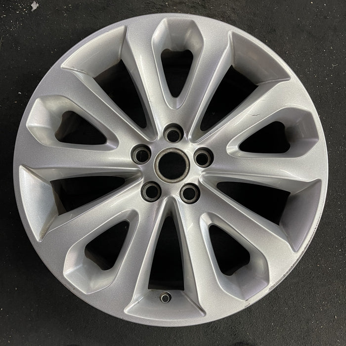 20" RANGE ROVER 13-17 , 20x8.5, , silver Original OEM Wheel Rim - Angle View
