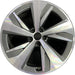20" Q8 E-TRON 24 20x9, Original OEM Wheel Rim - Front View