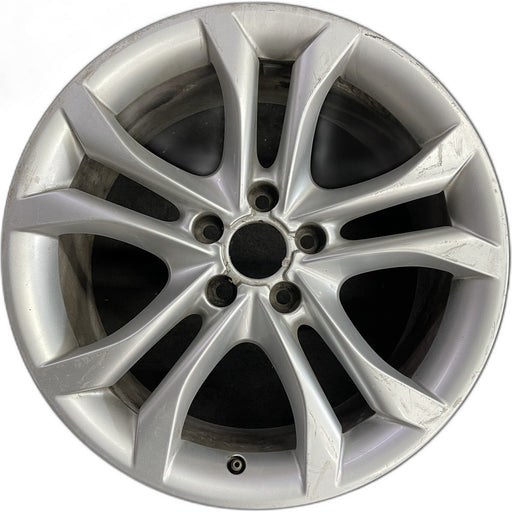 18" AUDI S4 11-12 18x8 , 5 double spoke Original OEM Wheel Rim - Front View