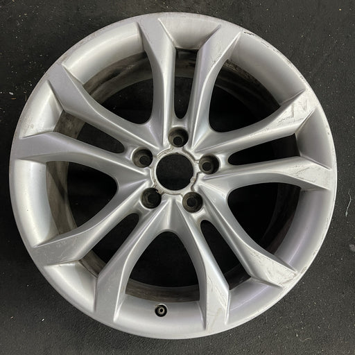 18" AUDI S4 11-12 18x8 , 5 double spoke Original OEM Wheel Rim - Angle View