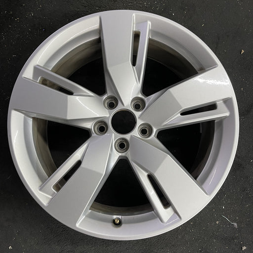 19" AUDI Q5 18 19x8 , , slotted spoke Original OEM Wheel Rim - Angle View