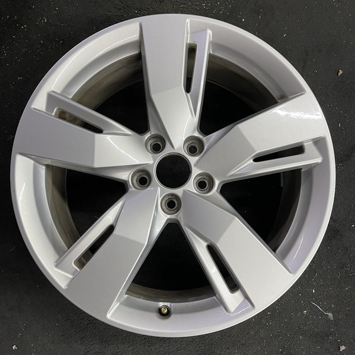 19" AUDI Q5 18 19x8 , , slotted spoke Original OEM Wheel Rim - Angle View