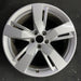 19" AUDI Q5 18 19x8 , , slotted spoke Original OEM Wheel Rim - Angle View