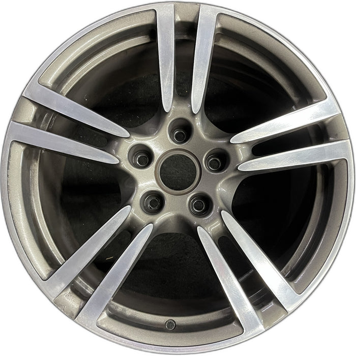 20" PORSCHE PANAMERA 10-16 , 20x9.5, 5 double spoke Original OEM Wheel Rim - Front View