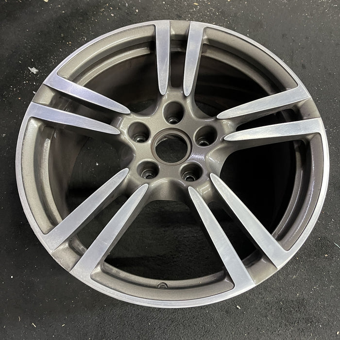 20" PORSCHE PANAMERA 10-16 , 20x9.5, 5 double spoke Original OEM Wheel Rim - Side Profile
