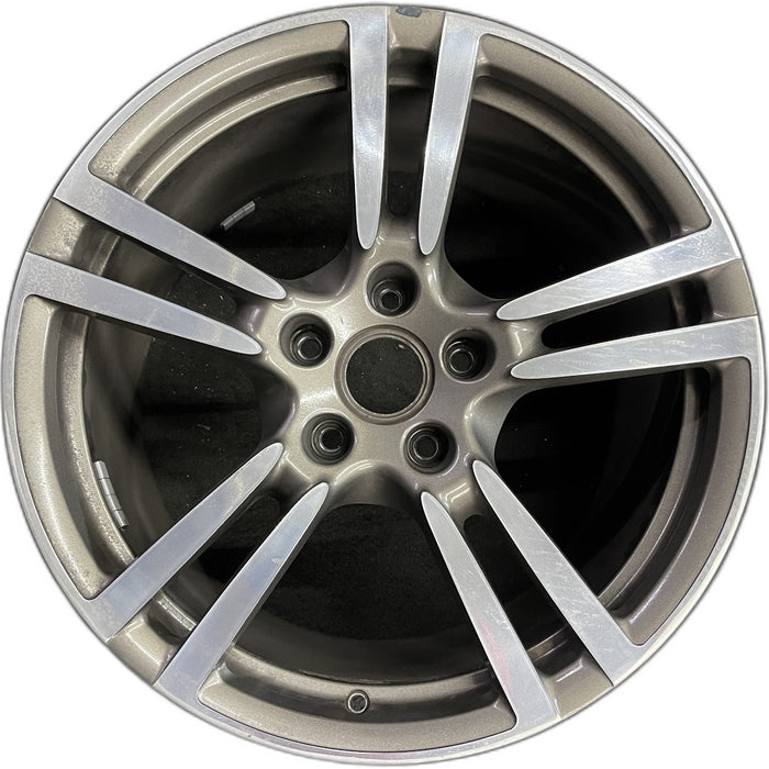 20" PORSCHE PANAMERA 10-16 , 20x11, 5 double spoke Original OEM Wheel Rim - Front View