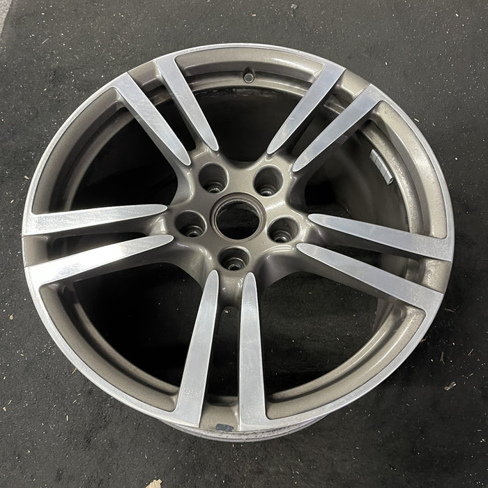 20" PORSCHE PANAMERA 10-16 , 20x11, 5 double spoke Original OEM Wheel Rim - Close-Up Detail