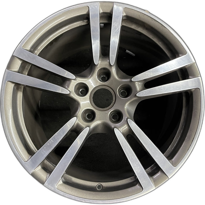 20" PORSCHE PANAMERA 10-16 , 20x11, 5 double spoke Original OEM Wheel Rim - Front View