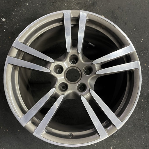 20" PORSCHE PANAMERA 10-16 , 20x11, 5 double spoke Original OEM Wheel Rim - Angle View