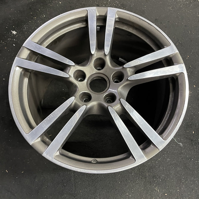 20" PORSCHE PANAMERA 10-16 , 20x11, 5 double spoke Original OEM Wheel Rim - Side Profile