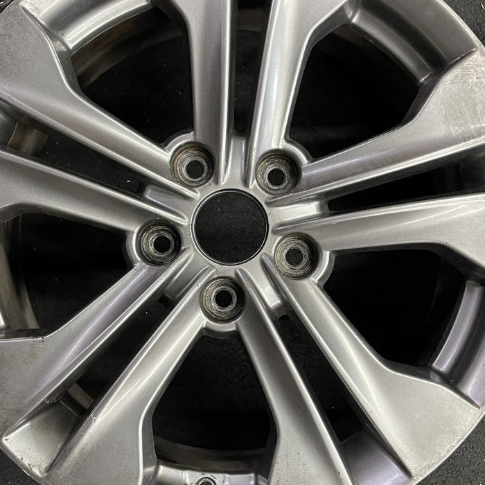 17" SANTA FE 13-16 17x7 alloy 10 spoke Sport Original OEM Wheel Rim - Angle View