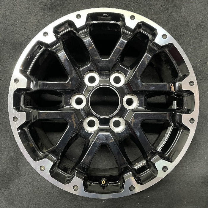 18" SEQUOIA 23-24 18x7.5, 6 double spoke, black Original OEM Wheel Rim - Front View