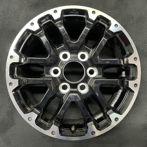 18" SEQUOIA 23-24 18x7.5, 6 double spoke, black Original OEM Wheel Rim - Front View
