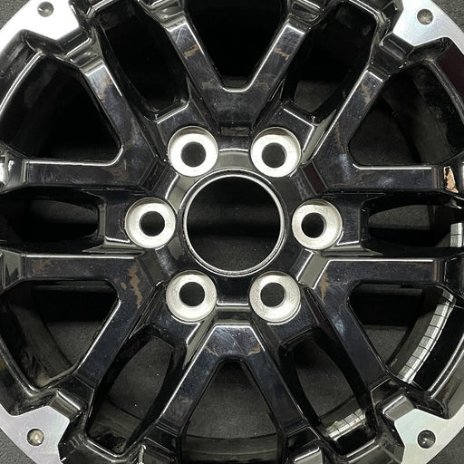 18" SEQUOIA 23-24 18x7.5, 6 double spoke, black Original OEM Wheel Rim - Angle View