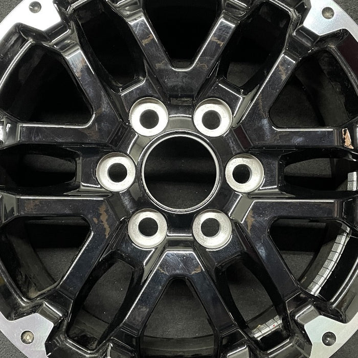 18" SEQUOIA 23-24 18x7.5, 6 double spoke, black Original OEM Wheel Rim - Angle View