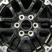 18" SEQUOIA 23-24 18x7.5, 6 double spoke, black Original OEM Wheel Rim - Angle View
