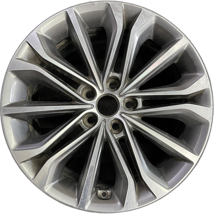 18" G80 17 18x8 Original OEM Wheel Rim - Front View