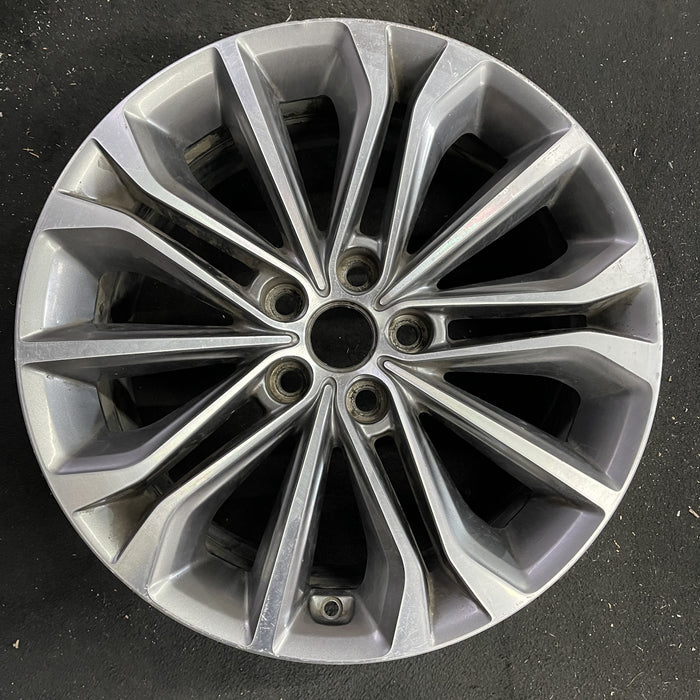 18" G80 17 18x8 Original OEM Wheel Rim - Angle View