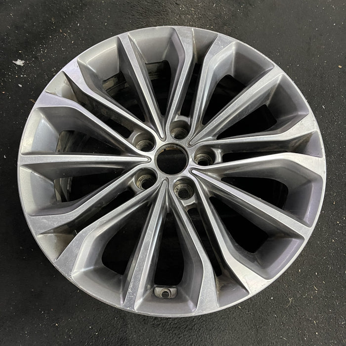 18" G80 17 18x8 Original OEM Wheel Rim - Side Profile
