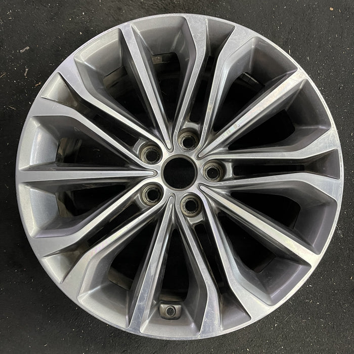 18" G80 17 18x8 Original OEM Wheel Rim - Angle View
