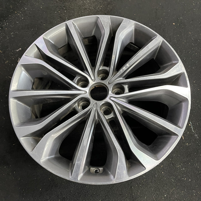18" G80 17 18x8 Original OEM Wheel Rim - Side Profile