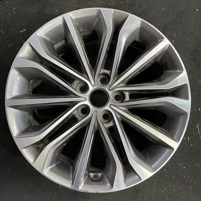18" G80 17 18x8 Original OEM Wheel Rim - Angle View