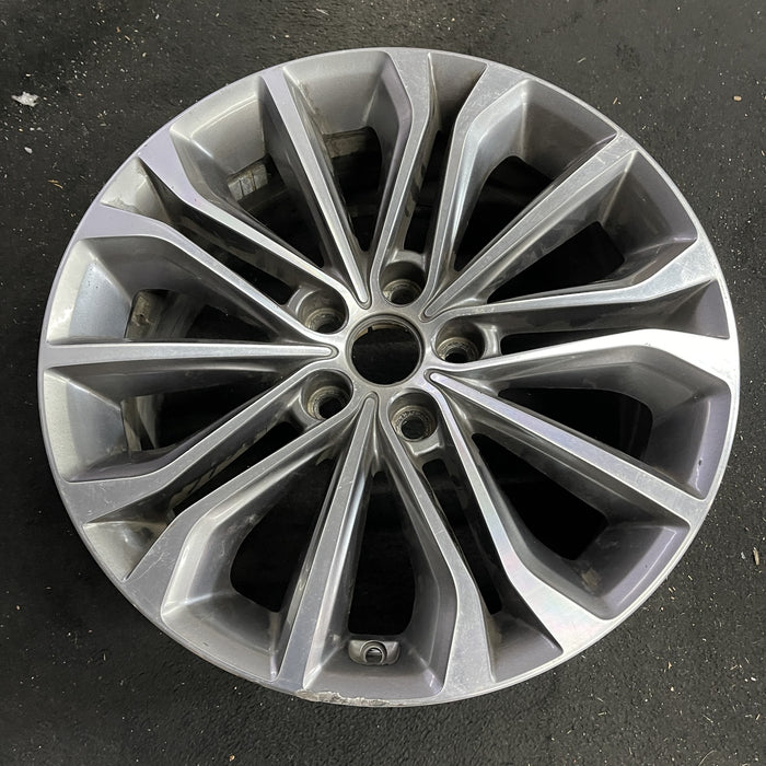 18" G80 17 18x8 Original OEM Wheel Rim - Side Profile