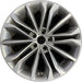 18" G80 17 18x8 Original OEM Wheel Rim - Front View