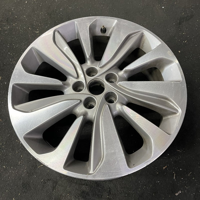 18" ENCORE 17-18 18x7 aluminum 10 spoke gray inlay Original OEM Wheel Rim - View 8