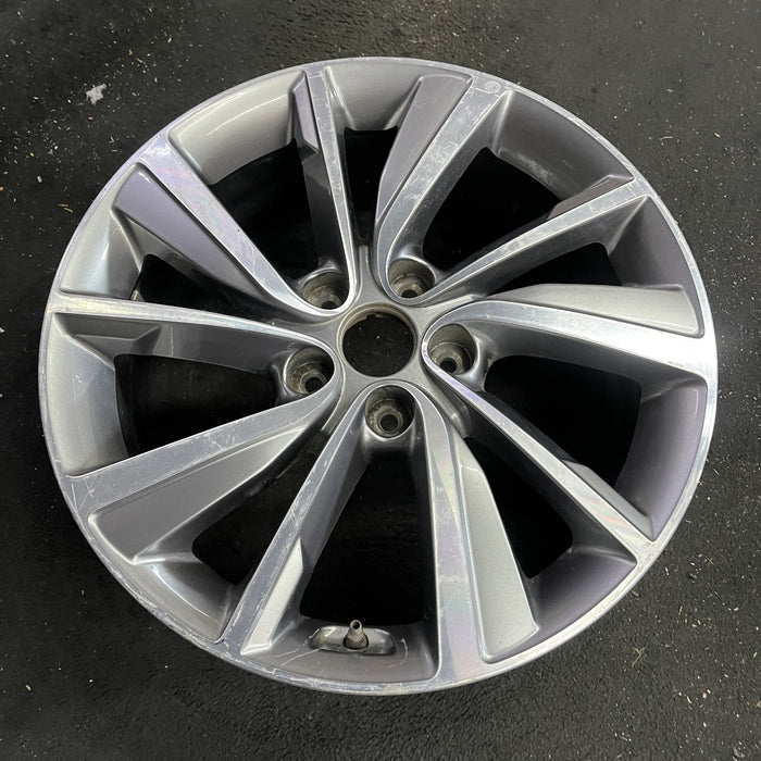 18" SANTA FE 19 18x7.5 , SWB Original OEM Wheel Rim - Side Profile