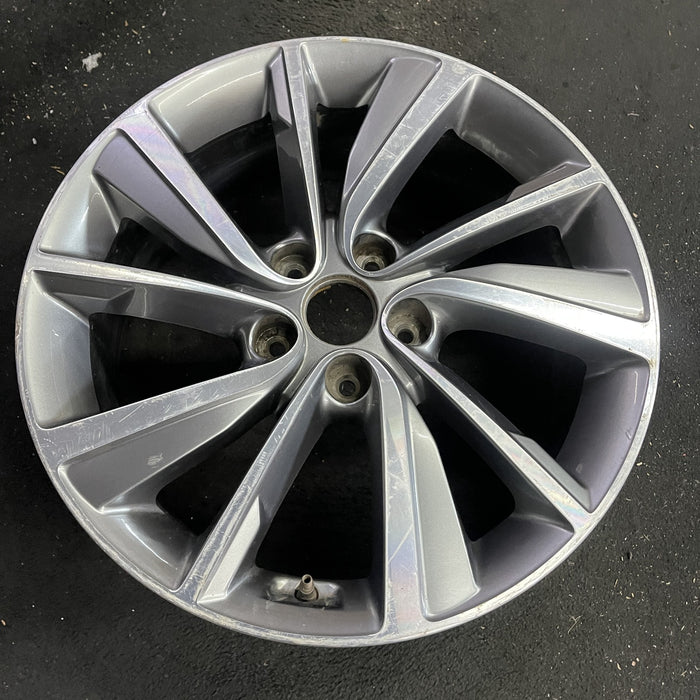 18" SANTA FE 19 18x7.5 , SWB Original OEM Wheel Rim - Side Profile