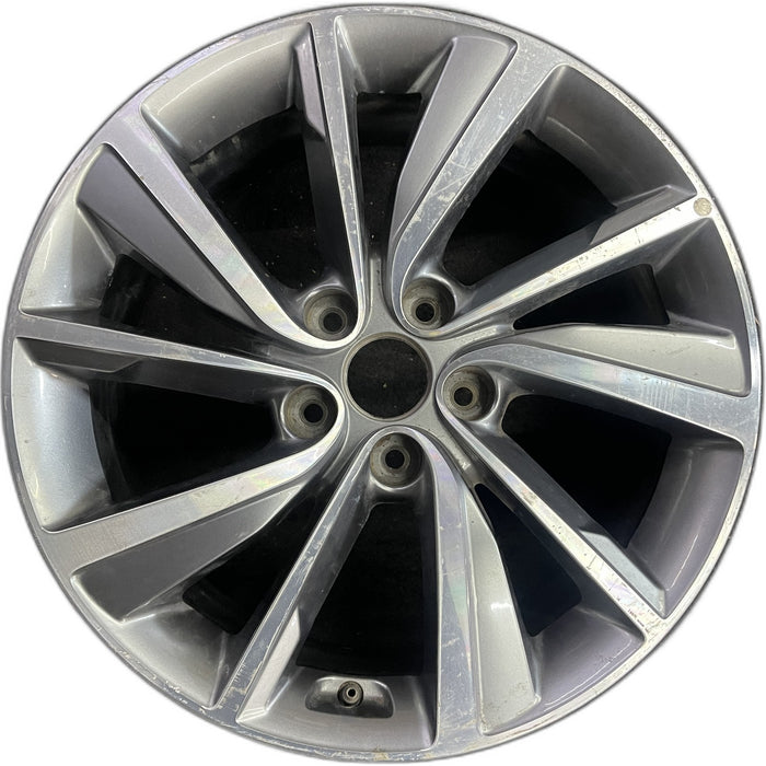 18" SANTA FE 19 18x7.5 , SWB Original OEM Wheel Rim - Front View