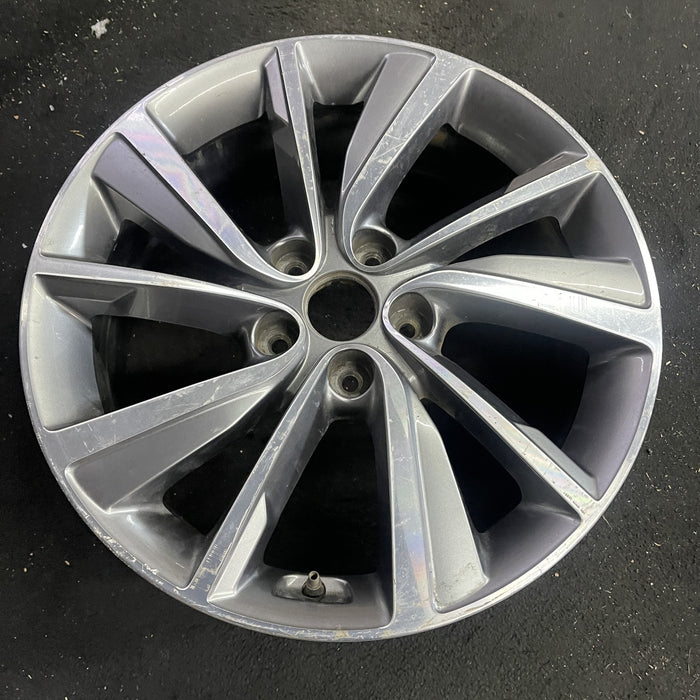 18" SANTA FE 19 18x7.5 , SWB Original OEM Wheel Rim - Side Profile