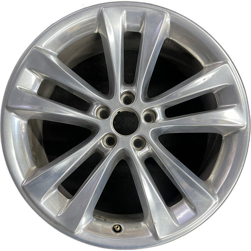 20" EXPLORER 18-19 20x8.5, , 10 spoke, polished Original OEM Wheel Rim - Front View