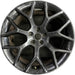 19" F TYPE 14-17 19x9.5 alloy 7 Y spoke black Original OEM Wheel Rim - Front View
