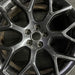 19" F TYPE 14-17 19x9.5 alloy 7 Y spoke black Original OEM Wheel Rim - Angle View