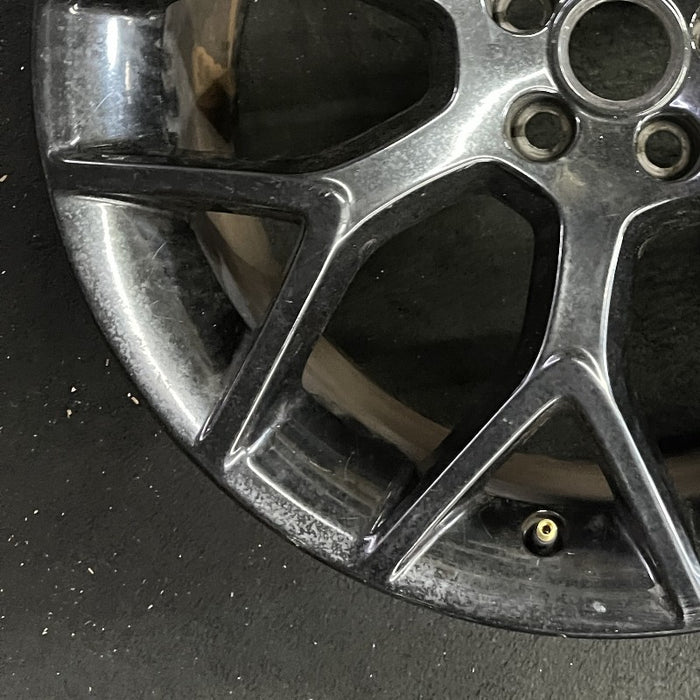 19" F TYPE 14-17 19x9.5 alloy 7 Y spoke black Original OEM Wheel Rim - Additional View