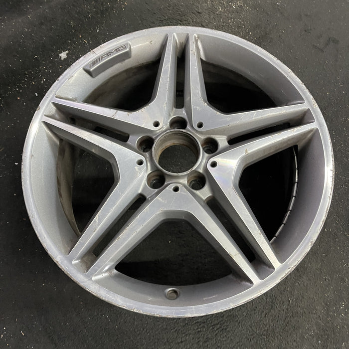 18" MERCEDES B-CLASS 15 246 Type; , 18x7.5, 10 spoke, AMG Original OEM Wheel Rim - Side Profile
