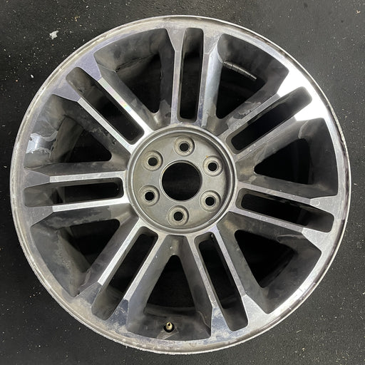 22" ESCALADE 12-14 22x9, 14 spoke, opt Q7L Original OEM Wheel Rim - Angle View