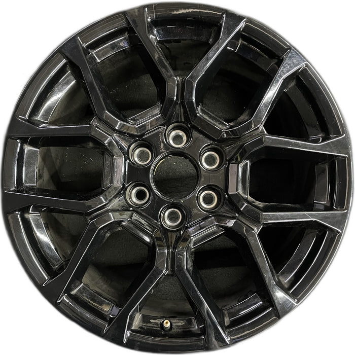 20" CANYON 23-24 20x9, black Original OEM Wheel Rim - Front View
