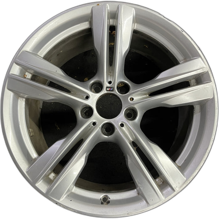 19" BMW X5 14-18 19x9 , 5 spoke, double spoke Original OEM Wheel Rim - Front View