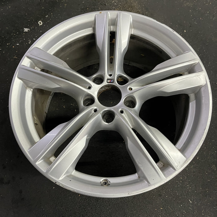 19" BMW X5 14-18 19x9 , 5 spoke, double spoke Original OEM Wheel Rim - Side Profile