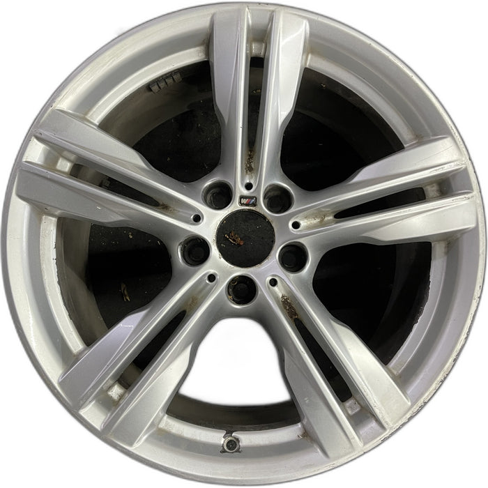 19" BMW X5 14-18 19x9 , 5 spoke, double spoke Original OEM Wheel Rim - Front View