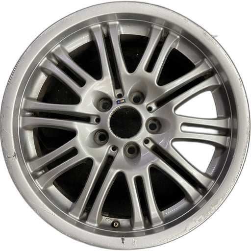18" BMW M3 01-06 18x8 , , chrome shadow finish Original OEM Wheel Rim - Front View