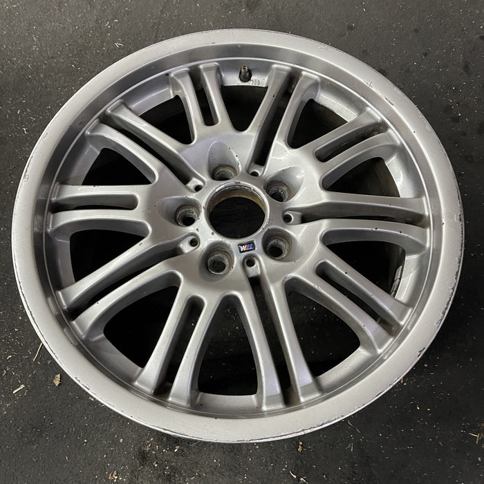 18" BMW M3 01-06 18x8 , , chrome shadow finish Original OEM Wheel Rim - Close-Up Detail