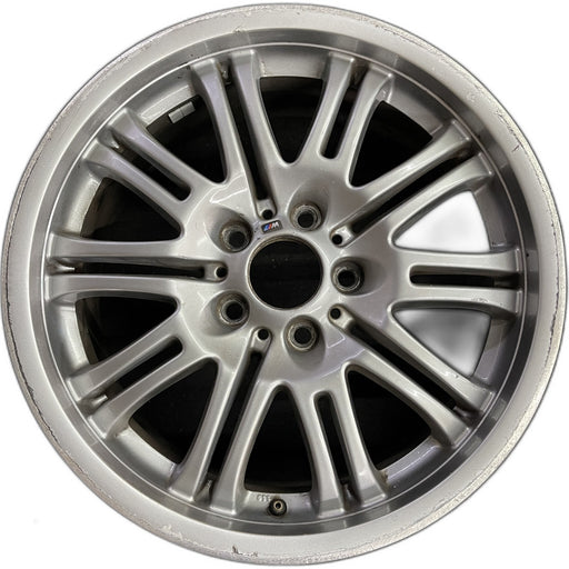 18" BMW M3 01-06 18x8 , , chrome shadow finish Original OEM Wheel Rim - Front View