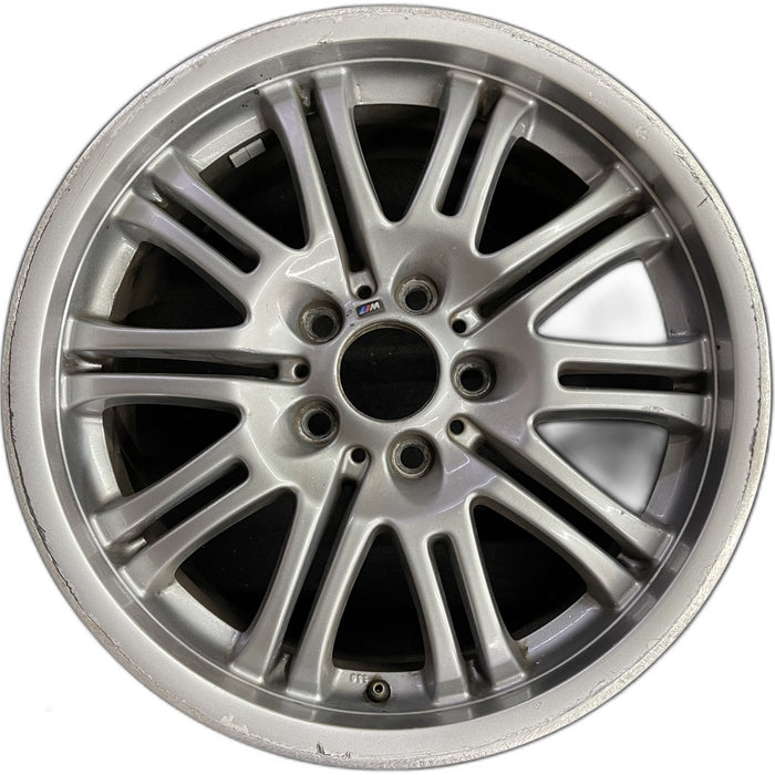 18" BMW M3 01-06 18x8 , , chrome shadow finish Original OEM Wheel Rim - Front View